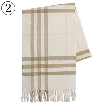 Amazon | [バーバリー]BURBERRY カシミアマフラー カシミヤ